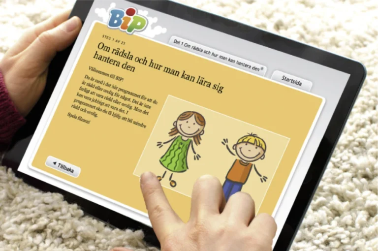 Online psykiatri för barn med ångest, ätstörningar och självskadebeteende.