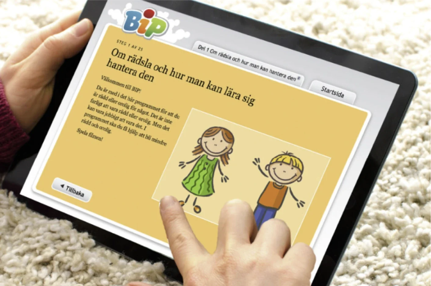 Online psykiatri för barn med ångest, ätstörningar och självskadebeteende.