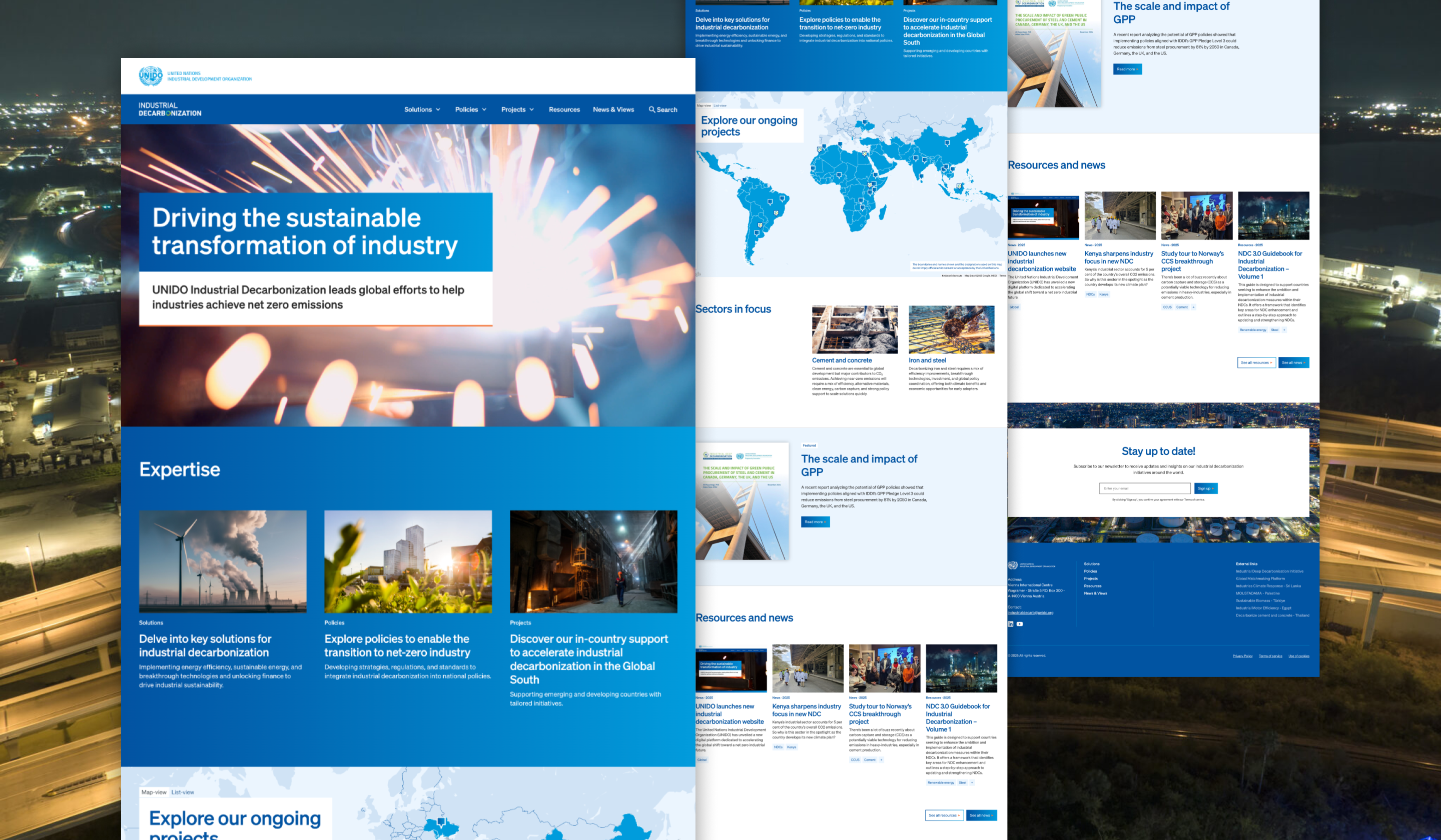 Unido wordpress websida